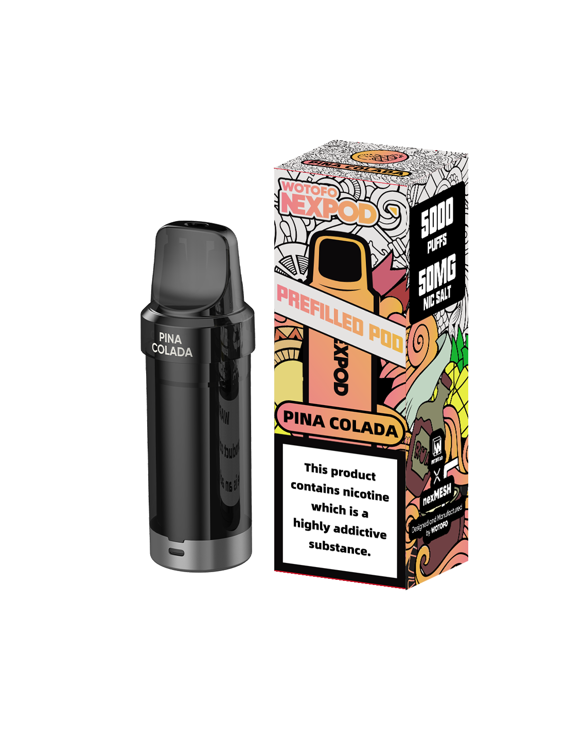Recarga Nexpod Piña Colada 5000 Puffs