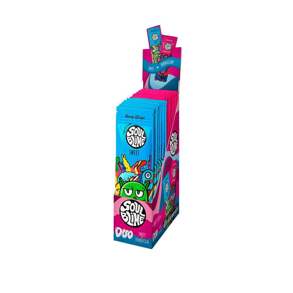 Hemp Wraps Soulblime Sweet Vibes – Bubblegum & Sweet