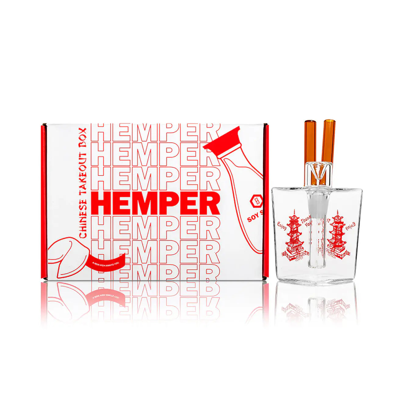 Hemper Bong Chinese Takeout 15cm