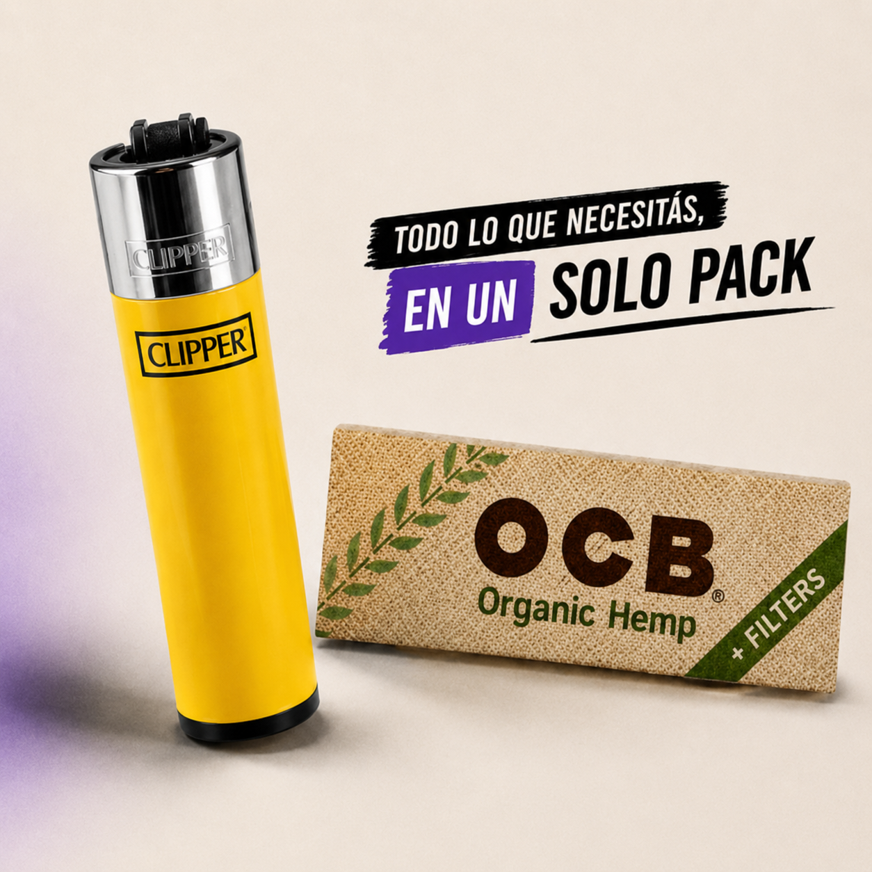 Promo GrowZ — Clipper + OCB Organic Hemp + Filters