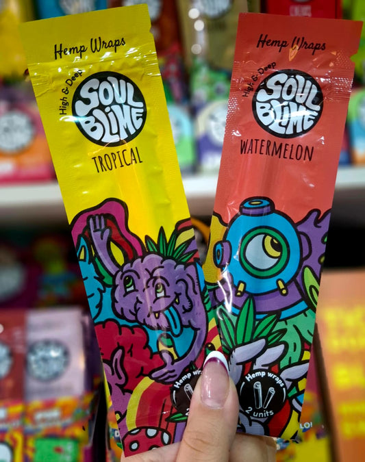 Hemp Wraps Soulblime Tropical Summer – Watermelon & Tropical