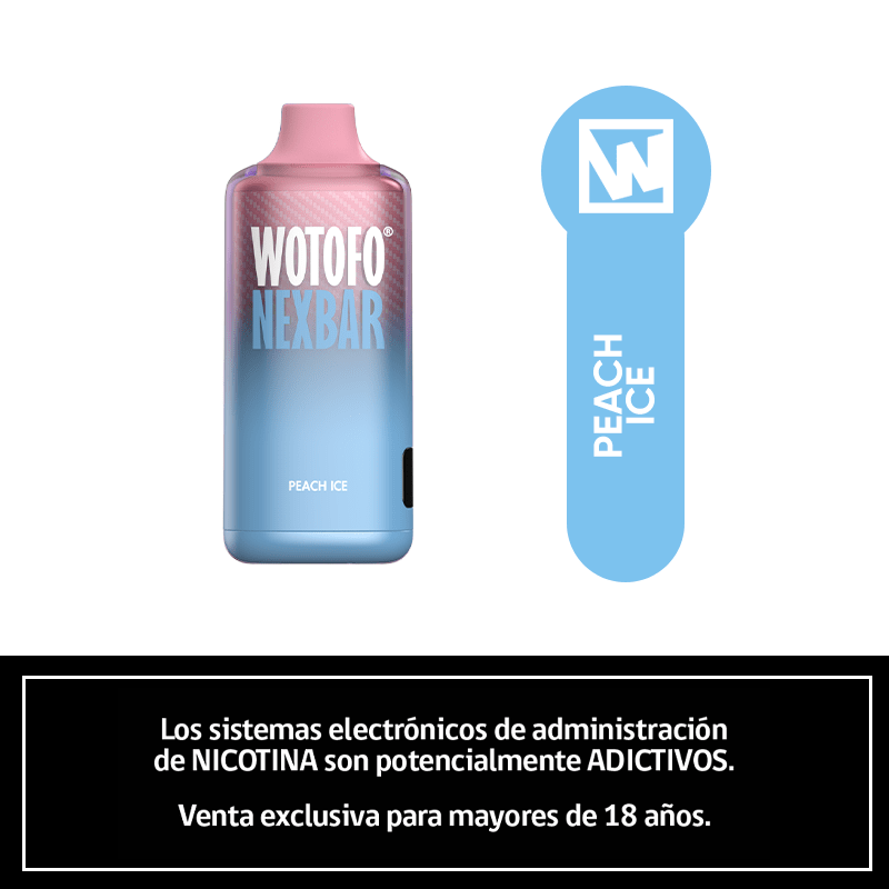 Wotofo Nexbar Peach Ice 10000 Puffs