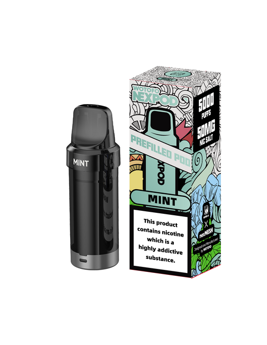 Recarga Nexpod Mint 5000 Puffs