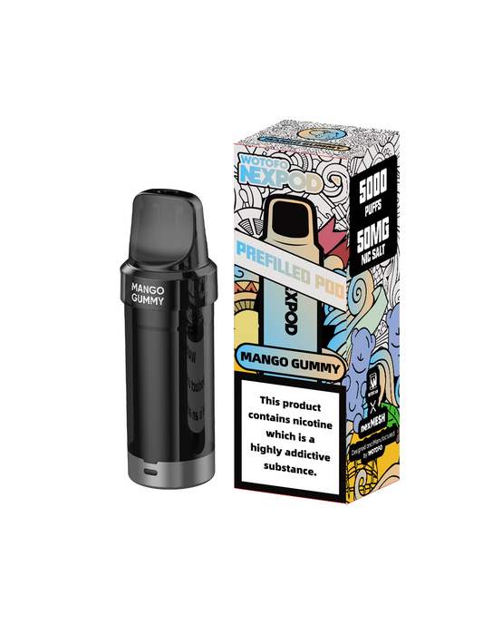 Recarga Nexpod Mango Gummy 5000 Puffs
