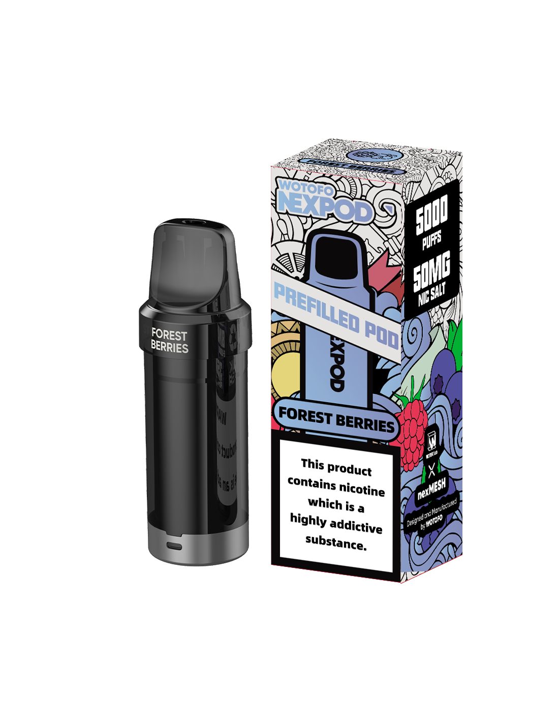 Recarga Nexpod Forest Berries 5000 Puffs