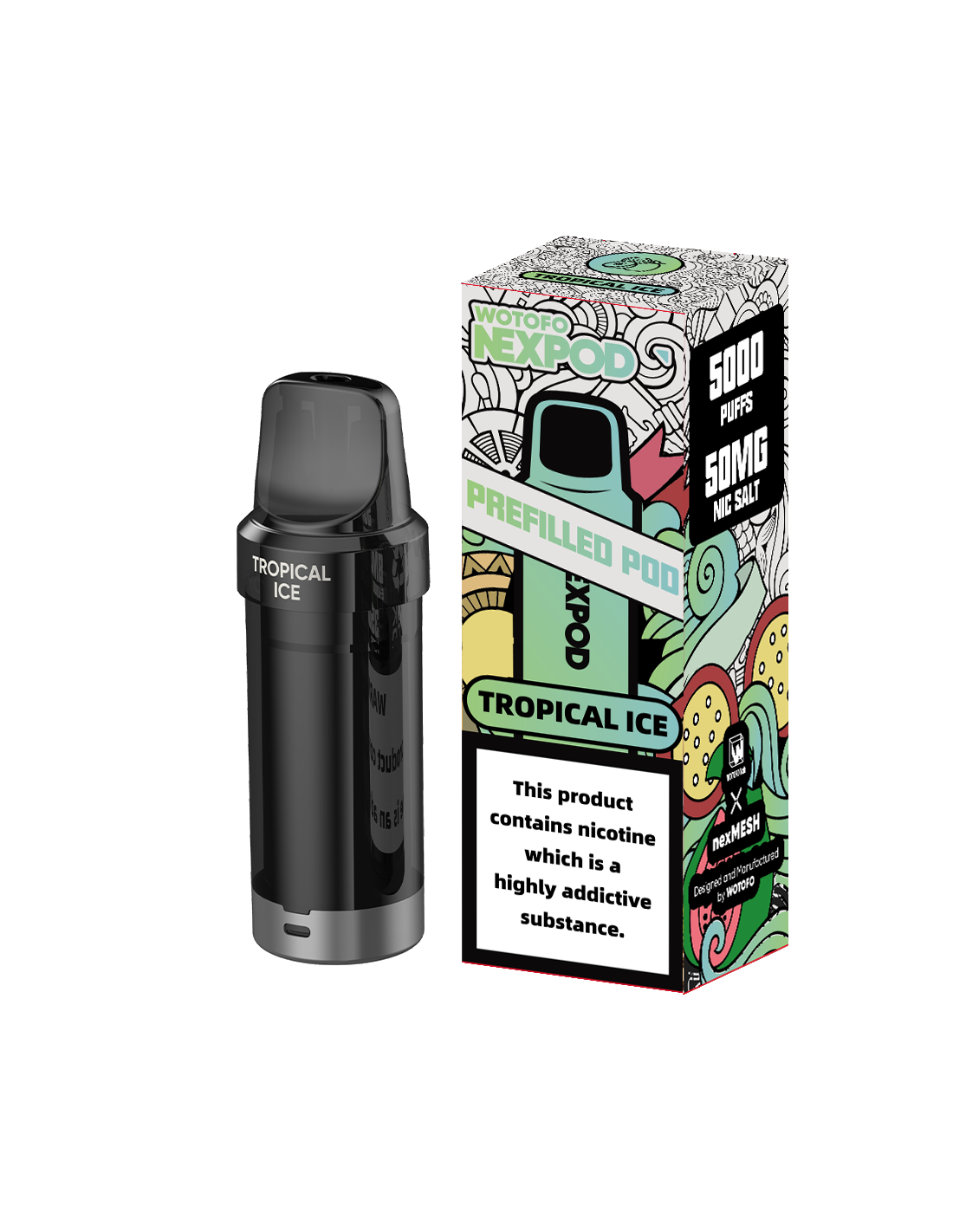 Recarga Nexpod Tropical Ice 5000 Puffs