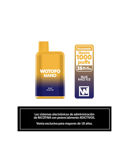 Wotofo Nano 1000 Puffs Piña Colada