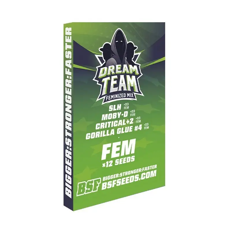 Dream Team Feminized Mix x12 – BSF Seeds