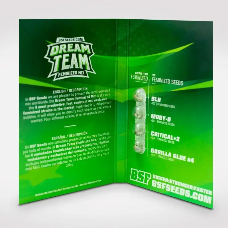 Dream Team Feminized Mix x12 – BSF Seeds