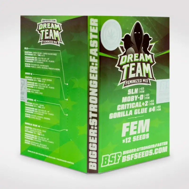 Dream Team Feminized Mix x12 – BSF Seeds
