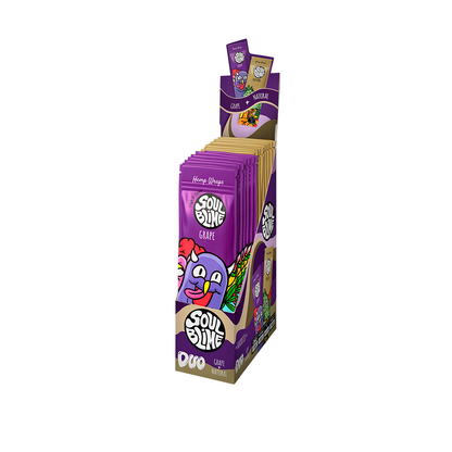 Hemp Wraps Soulblime Favorites - Natural & Grape