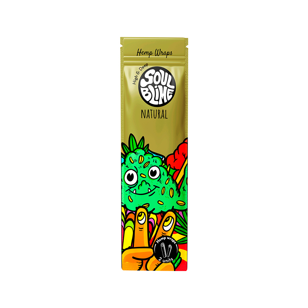 Hemp Wraps Soulblime Favorites - Natural & Grape