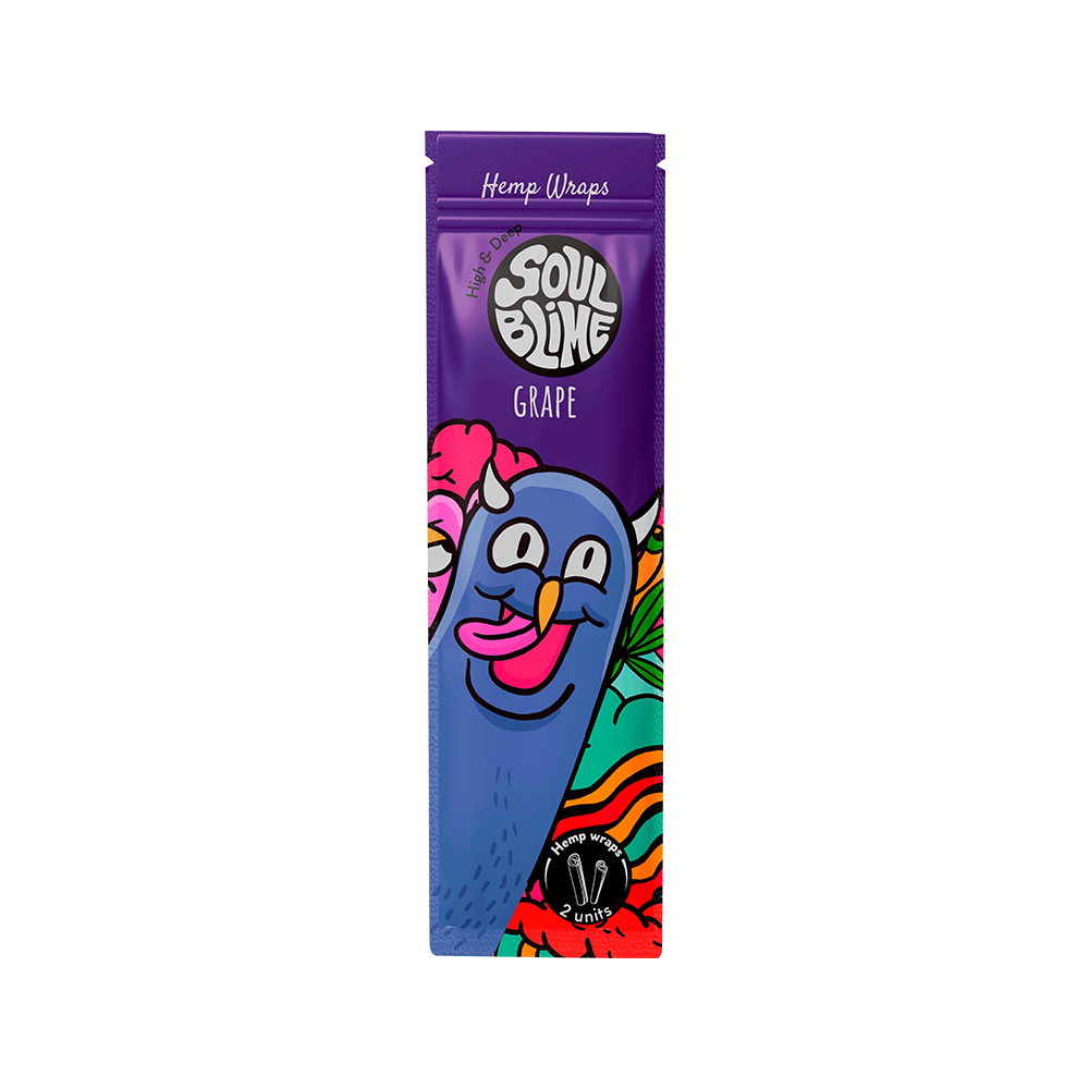 Hemp Wraps Soulblime Favorites - Natural & Grape