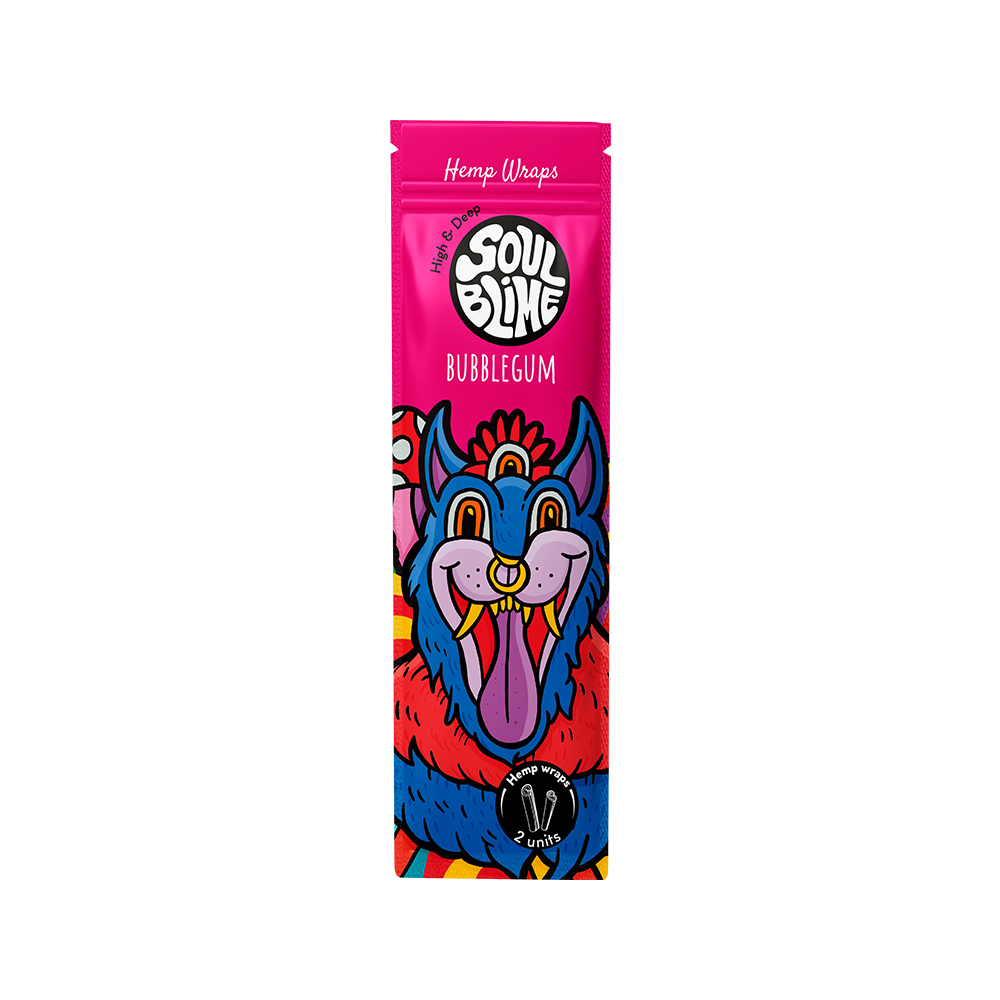 Hemp Wraps Soulblime Sweet Vibes – Bubblegum & Sweet