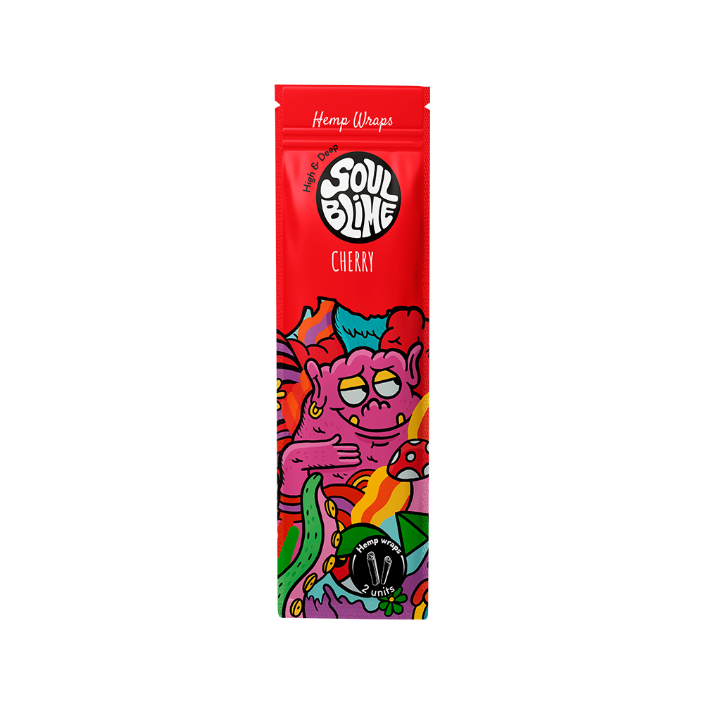Hemp Wraps Soulblime Berry Crush – Blueberry & Cherry