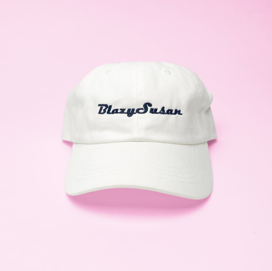 Dad Hat White Blazy Susan