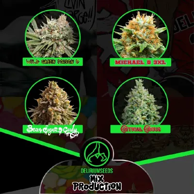 Mix Production Feminizadas x14 – Delirium Seeds