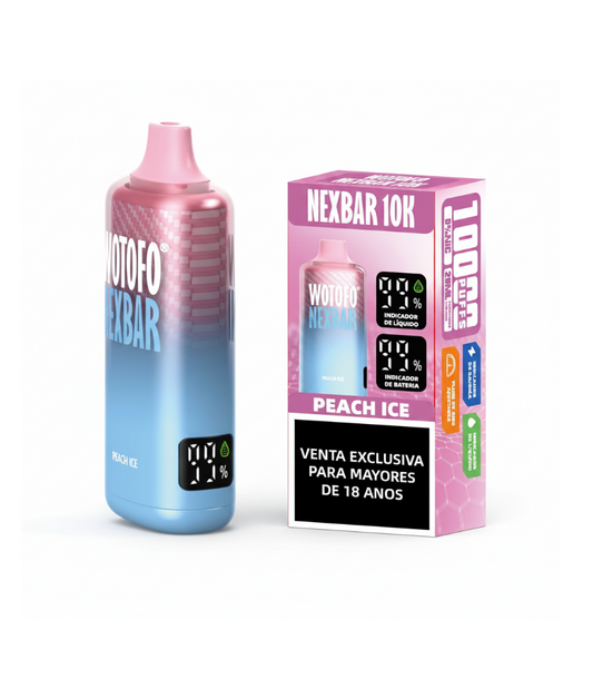 Nexbar Peach Ice cuadrada